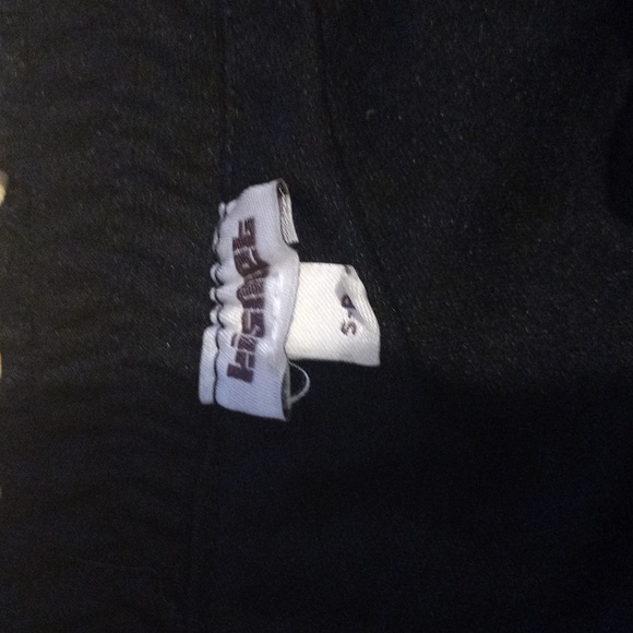 Kisnet strapless ruffled little black mini dress. Small - Picture 2 of 2